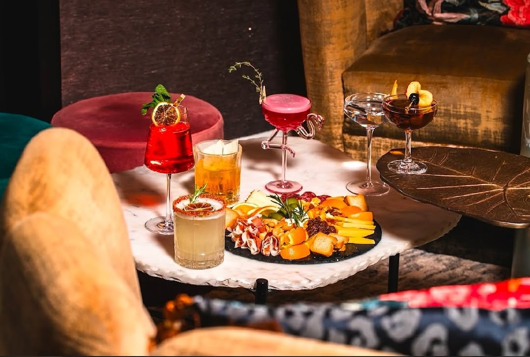 Golden Hour wine bar lounge