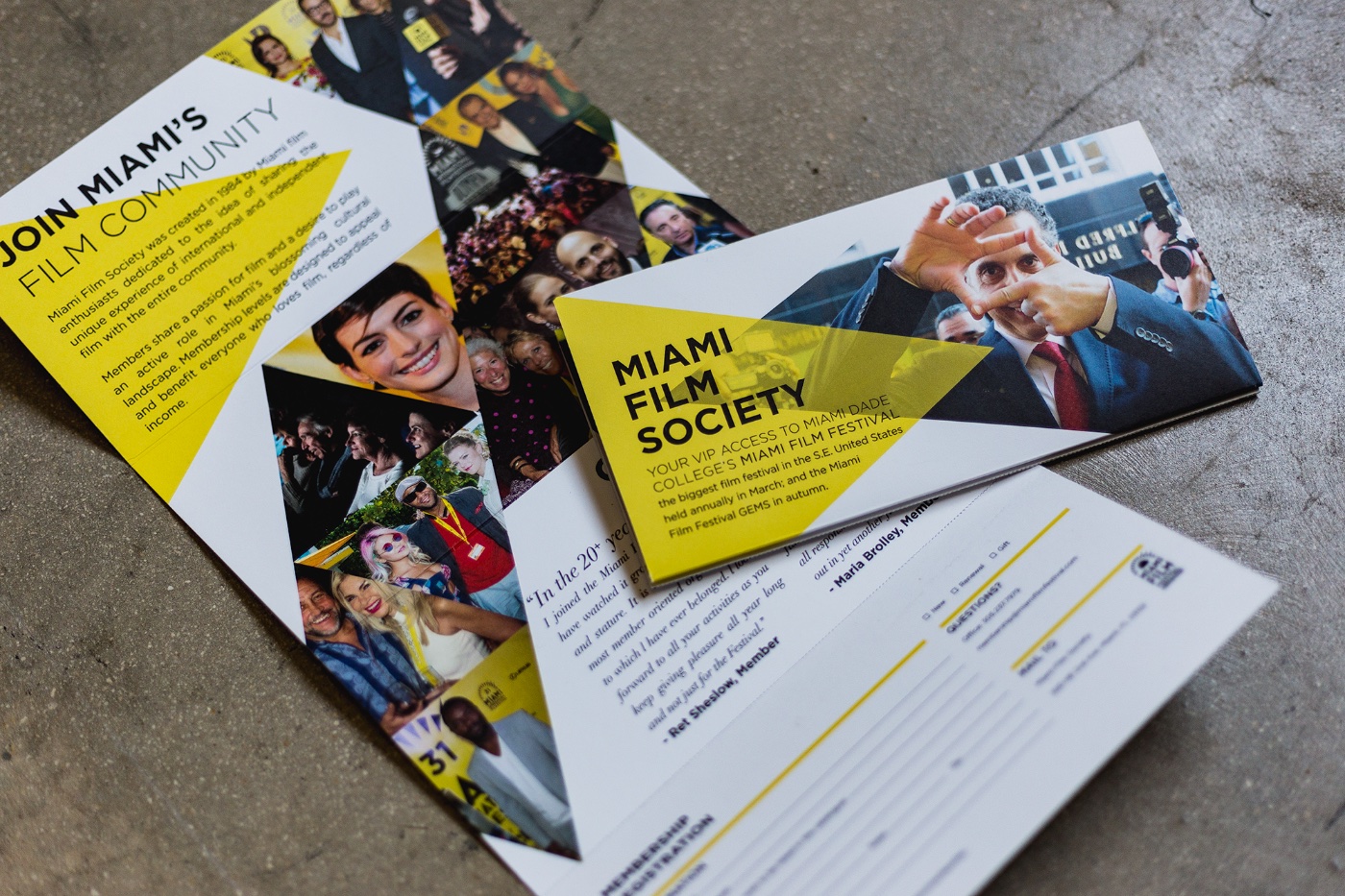 Miami International Film Festival member brochure
