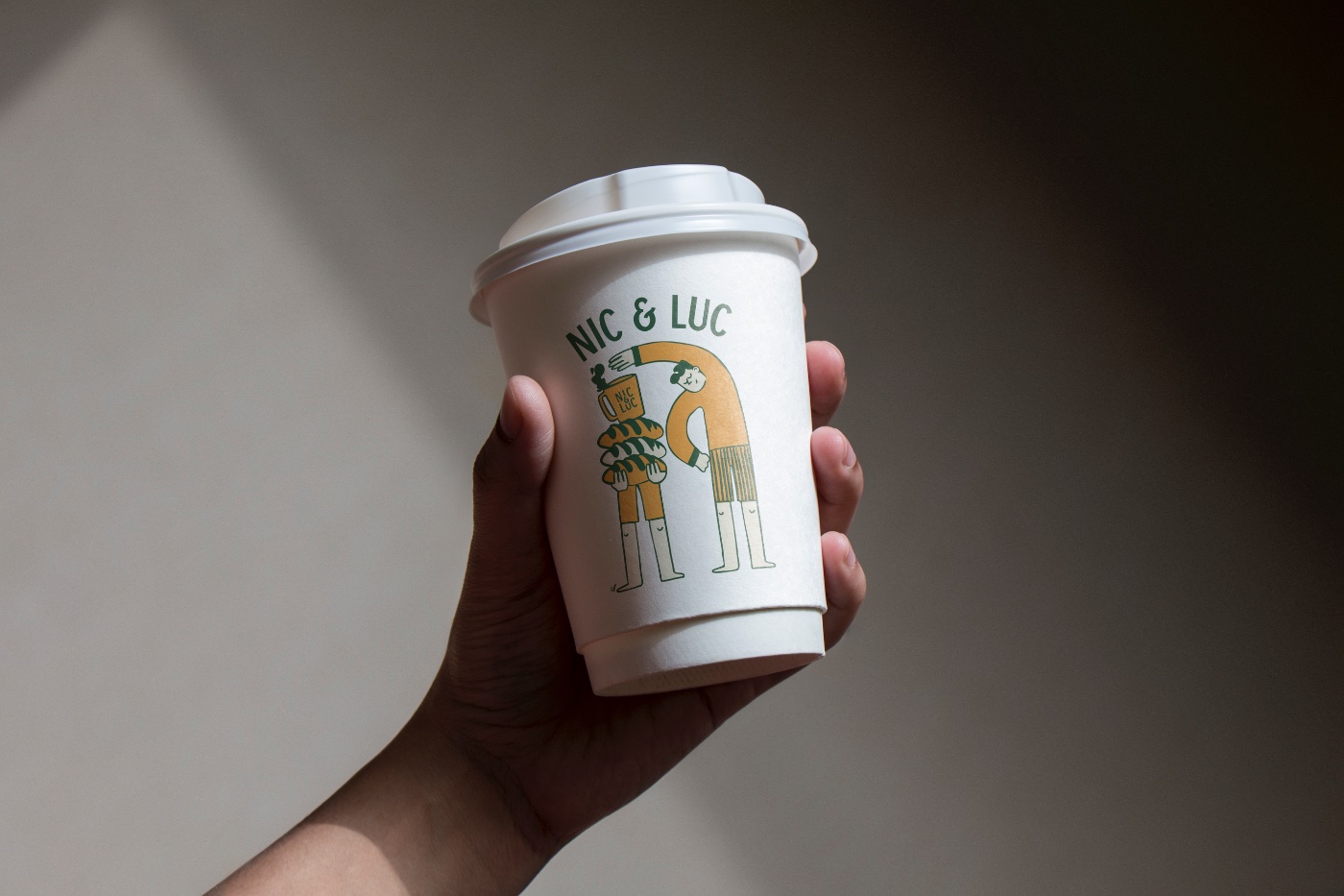 Nic and Luc coffee cup